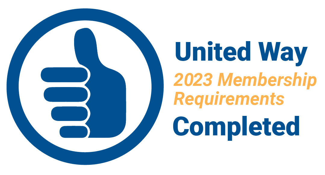 2023 United Way Membership Requirements Met