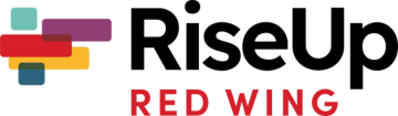 RiseUp Red Wing Logo